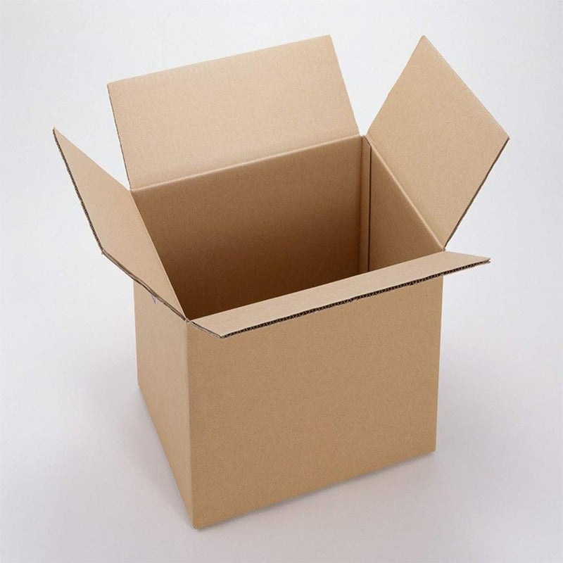 ZBEIVAN Small Cardboard Shipping Boxes Mailers 5x5x5 inches Corrugated Packing Storage Cube Kraft Mailing Box, Pack of 25 - Image 2